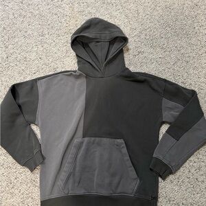 Mens Foot Locker two-tone charcoal gray hoodie